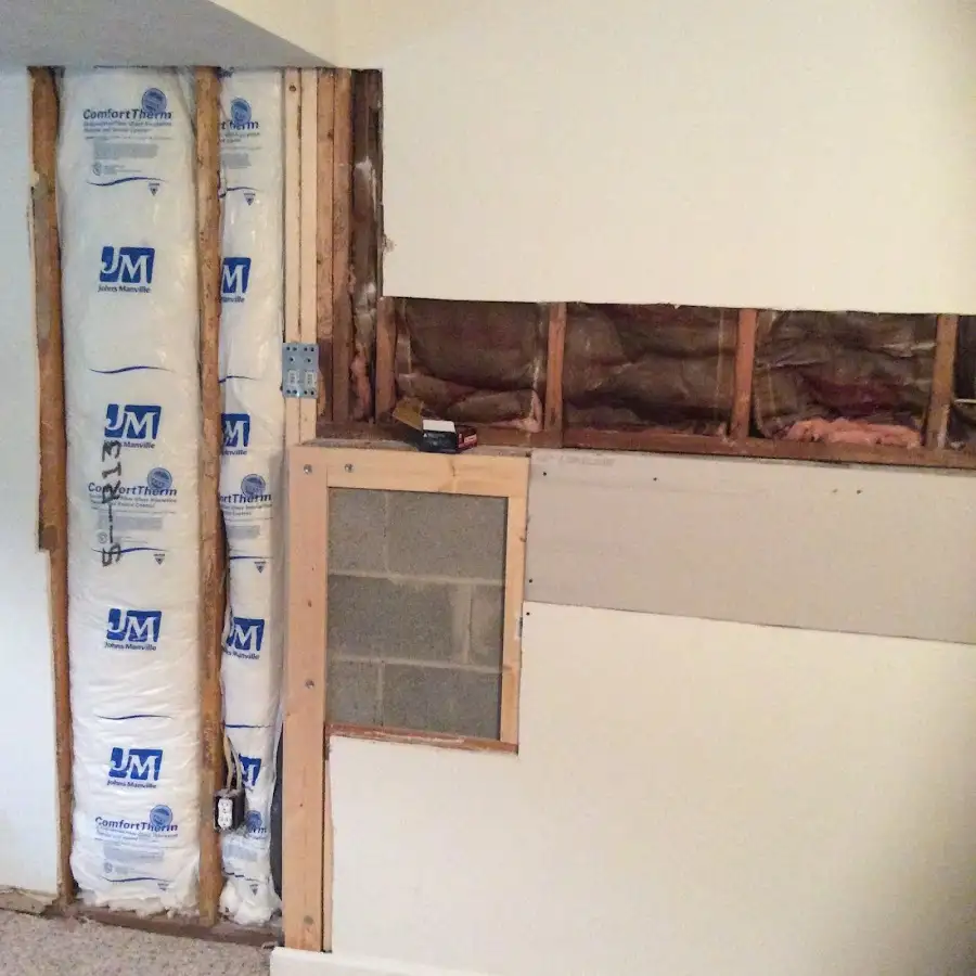 Wall insulation replacement during Odor Removal & Deodorization in Roma
